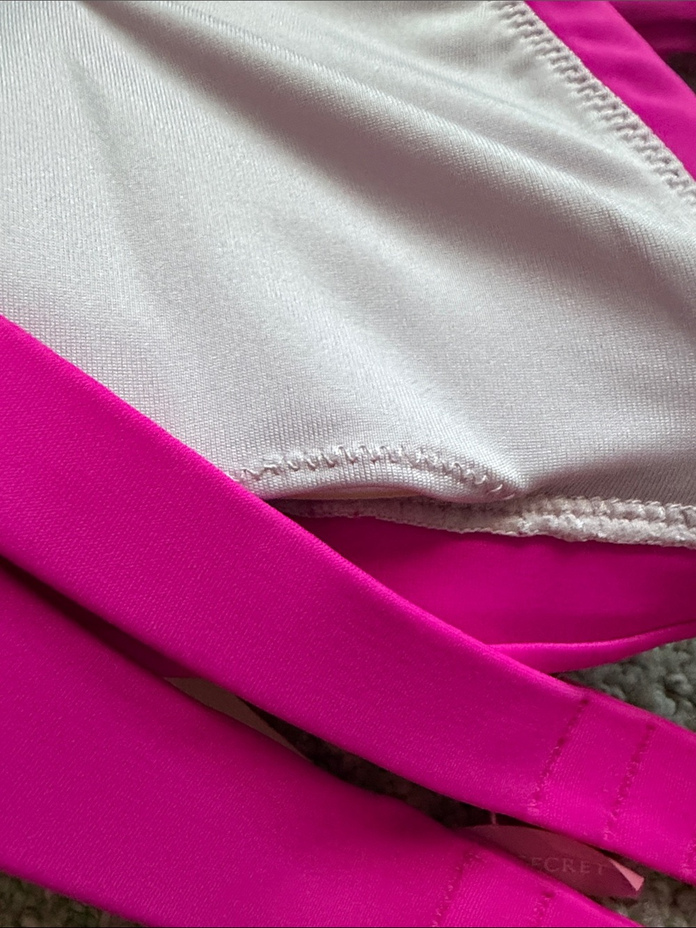 Victoria's Secret Neon Pink Halter Bikini Set - Picture 3 of 6